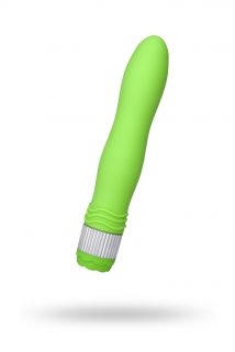 Вибратор Sexus Funny Five, ABS пластик, зеленый, 21,5 см, Категория - Секс-игрушки/Вибраторы/Нереалистичные вибраторы, Атрикул 0T-00000429 Изображение 1