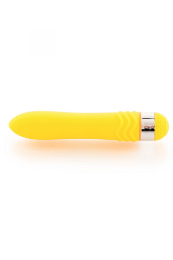 Вибратор Sexus Funny Five, ABS пластик, желтый, 14 см, Категория - Секс-игрушки/Вибраторы/Нереалистичные вибраторы, Атрикул 0T-00000455 Изображение 1