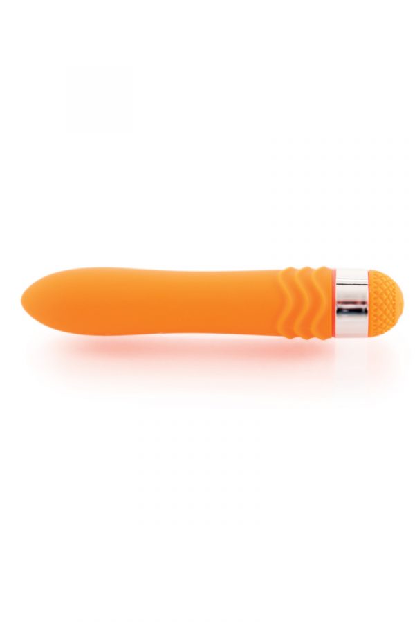 Вибратор Sexus Funny Five, ABS пластик, оранжевый, 14 см, Категория - Секс-игрушки/Вибраторы/Нереалистичные вибраторы, Атрикул 0T-00000444 Изображение 1