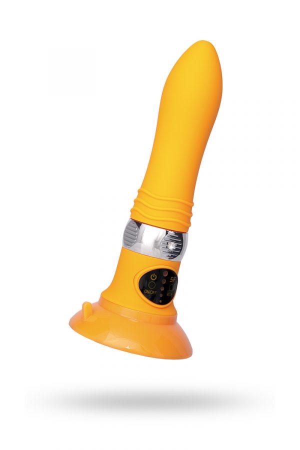 Нереалистичный вибратор Sexus Funny Five, ABS пластик, Оранжевый, 18,5 см, Категория - Секс-игрушки/Вибраторы/Нереалистичные вибраторы, Атрикул 0T-00000457 Изображение 1