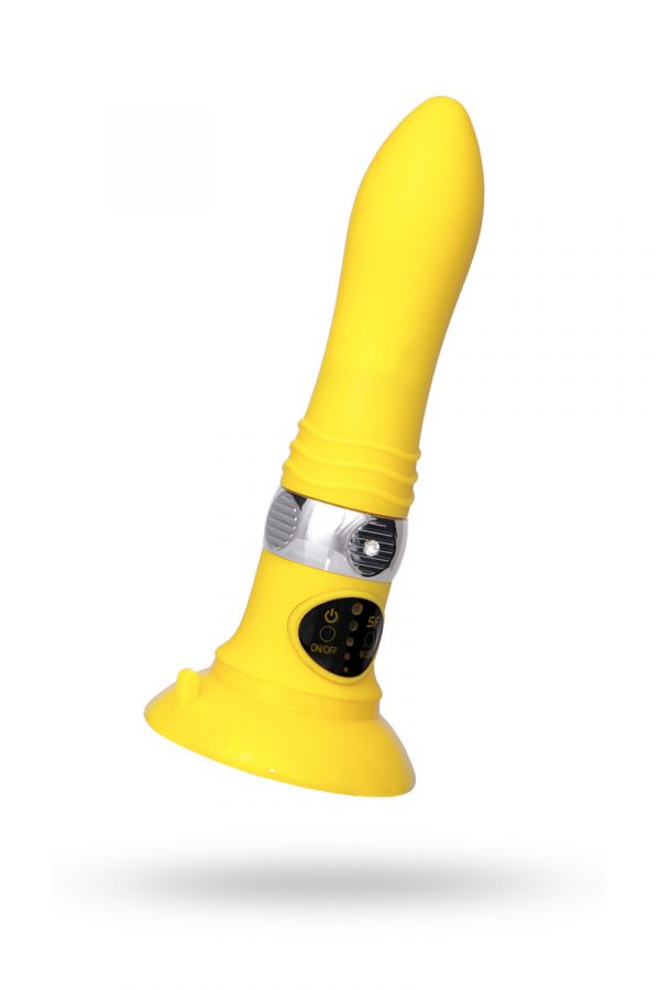 Нереалистичный вибратор Sexus Funny Five, ABS пластик, Желтый, 18,5 см, Категория - Секс-игрушки/Вибраторы/Нереалистичные вибраторы, Атрикул 0T-00000463 Изображение 1