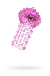Вибронасадка на палец TOYFA, TPE, розовый, 6,5 см, Категория - Секс-игрушки/Кольца и насадки/Насадки на пальцы, Атрикул 00138520 Изображение 1