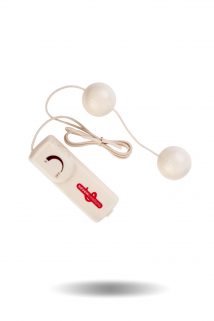 Вагинальные шарики Dream Toys с вибрацией, белые, Ø3,5 см, Категория - Секс-игрушки/Вагинальные шарики и тренажеры интимных мышц/Вагинальные шарики, Атрикул 00010061 Изображение 1