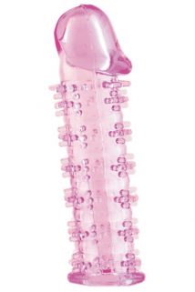 Насадка TOYFA, TPE, розовый, 12, 5 см, Категория - Секс-игрушки/Кольца и насадки/Насадки на пенис, Атрикул 00138811 Изображение 1