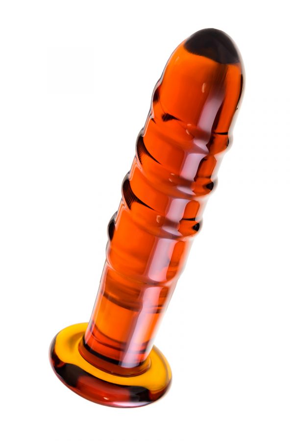 Нереалистичный фаллоимитатор Sexus Glass, Стекло, Красный, 14 см, Категория - Секс-игрушки/Фаллоимитаторы/Нереалистичные фаллоимитаторы, Атрикул 00138479 Изображение 3