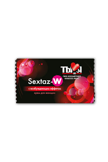 Крем возбуждающий Sextaz-W для женщин, 1,5 г, 20 шт. в упаковке, Категория - Интимная косметика/Кремы для стимуляции и коррекции размеров/Кремы возбуждающие, Атрикул 0T-00000804 Изображение 1