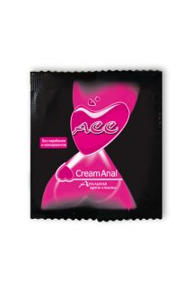 Крем-смазка ''Creamanal АСС'' 4г,20 шт в упаковке, Категория - Гели, смазки и лубриканты/Гели и смазки для анального секса, Атрикул 00130701 Изображение 1