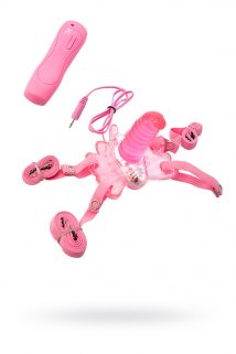 Вибробабочка TOYFA, PVC, розовый, 6,5 см, Категория - Секс-игрушки/Стимуляторы клитора и наружных интимных зон/Бабочки, Атрикул 00132595 Изображение 1