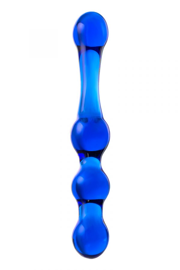 Нереалистичный фаллоимитатор Sexus Glass, Стекло, Синий, 20,5 см, Категория - Секс-игрушки/Фаллоимитаторы/Нереалистичные фаллоимитаторы, Атрикул 0T-00002399 Изображение 3