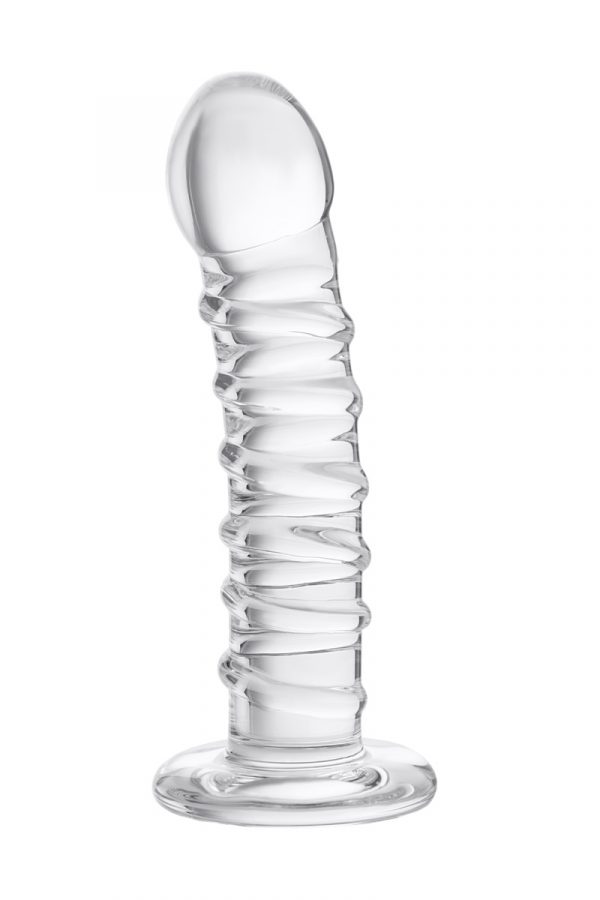 Нереалистичный фаллоимитатор Sexus Glass, Стекло, Прозрачный, 15 см, Категория - Секс-игрушки/Фаллоимитаторы/Нереалистичные фаллоимитаторы, Атрикул 0T-00002412 Изображение 2