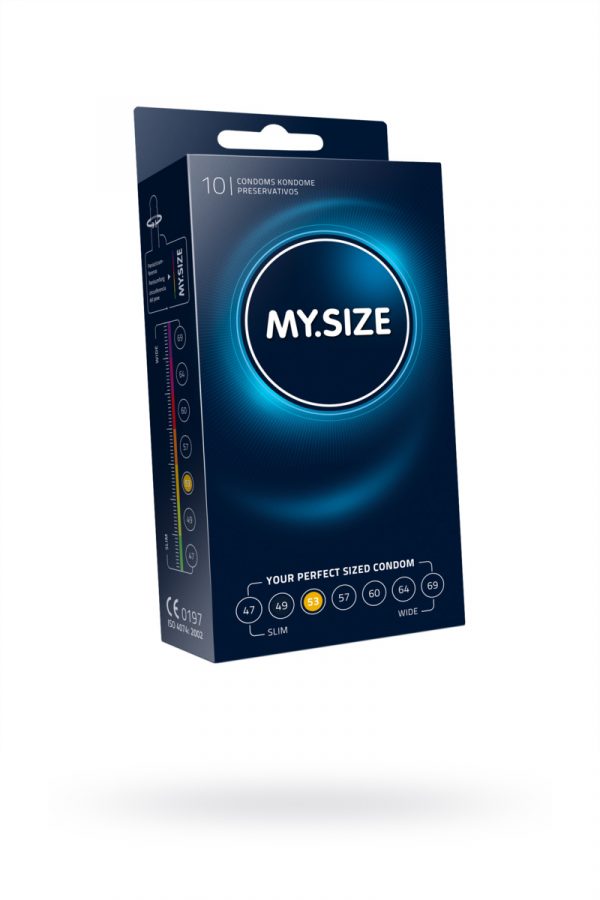 Презервативы  ''MY.SIZE'' №10 размер 53 (ширина 53mm), Категория - Презервативы/Классические презервативы, Атрикул 0T-00003542 Изображение 1