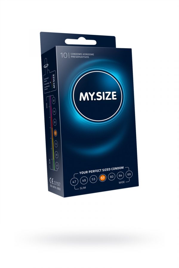 Презервативы  ''MY.SIZE'' №10 размер 57 (ширина 57mm), Категория - Презервативы/Классические презервативы, Атрикул 0T-00003543 Изображение 1