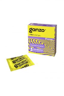 Презервативы Ganzo Sense № 3	Ультратонкие -	ШТ, Категория - Презервативы/Классические презервативы, Атрикул 0T-00004243 Изображение 1
