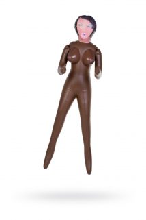 Кукла надувная, Michelle, негритянка, TOYFA Dolls-X,  с тремя отверстиями, 160 см, Категория - Секс-игрушки/Секс куклы/Женщины, Атрикул 0T-00004742 Изображение 1