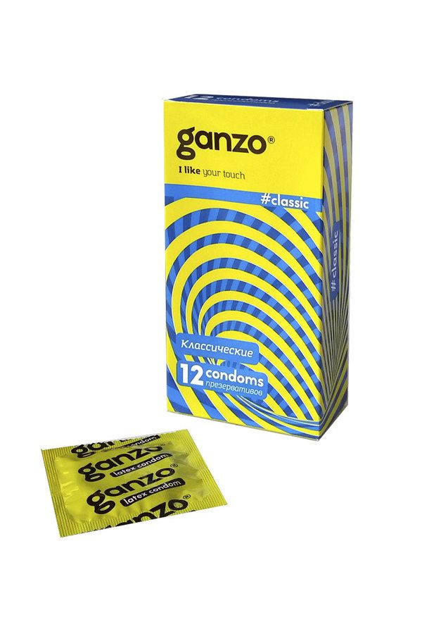 Презервативы Ganzo Classic № 12 Классические с обильной смазкой ШТ, Категория - Презервативы/Классические презервативы, Атрикул 0T-00004879 Изображение 1