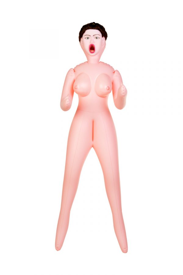 Кукла надувная Violet, брюнетка,TOYFA Dolls-X Passion,  с тремя отверстиями,  кибер вставка: вагина-анус, 160 см, Категория - Секс-игрушки/Секс куклы/Женщины, Атрикул 0T-00004865 Изображение 2