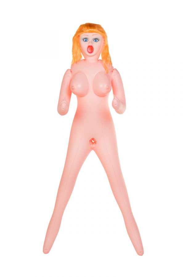 Кукла надувная Olivia, блондинка, TOYFA Dolls-X Passion, с тремя отверситями, кибер вставка: вагина-анус, 160 см, Категория - Секс-игрушки/Секс куклы/Женщины, Атрикул 0T-00004867 Изображение 2
