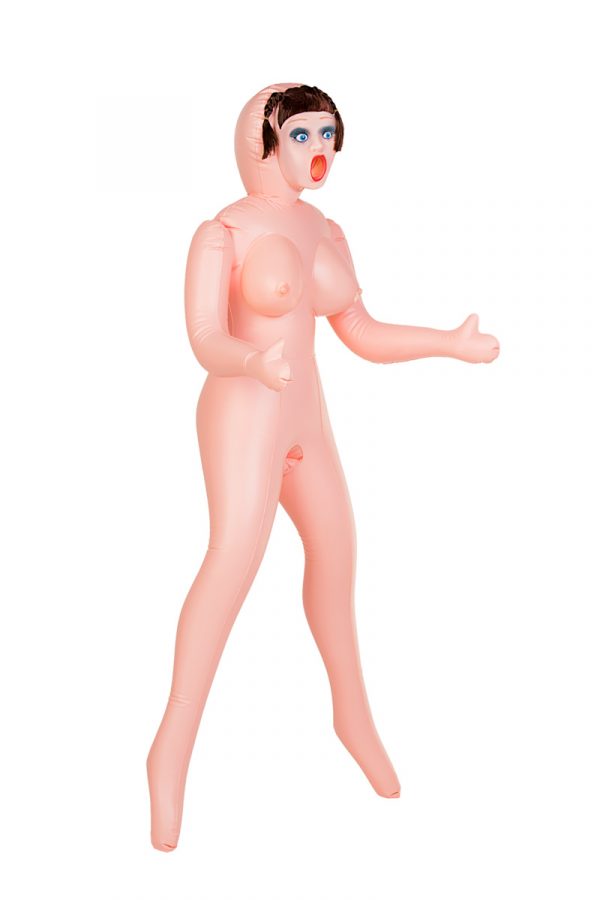 Кукла надувная Grace, шатенка, TOYFA Dolls-X Passion,с тремя отверситями, кибер вставка: вагина-анус, 160 см, Категория - Секс-игрушки/Секс куклы/Женщины, Атрикул 0T-00004868 Изображение 3