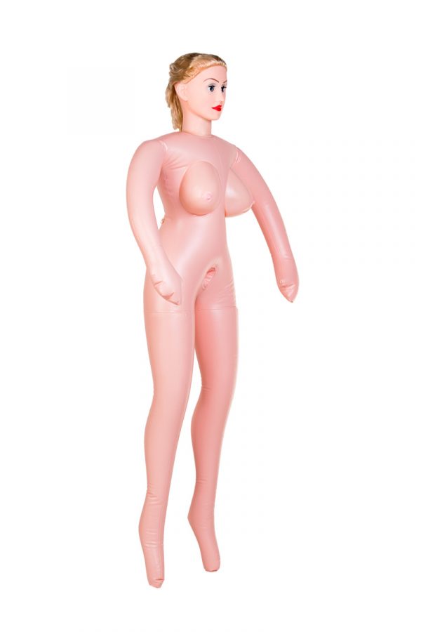 Кукла надувная Eleanor с реалистичной головой, рыжая, TOYFA Dolls-X,  с двумя отверстиями,  кибер вставка вагина – анус, 160 см, Категория - Секс-игрушки/Секс куклы/Женщины, Атрикул 0T-00004869 Изображение 3