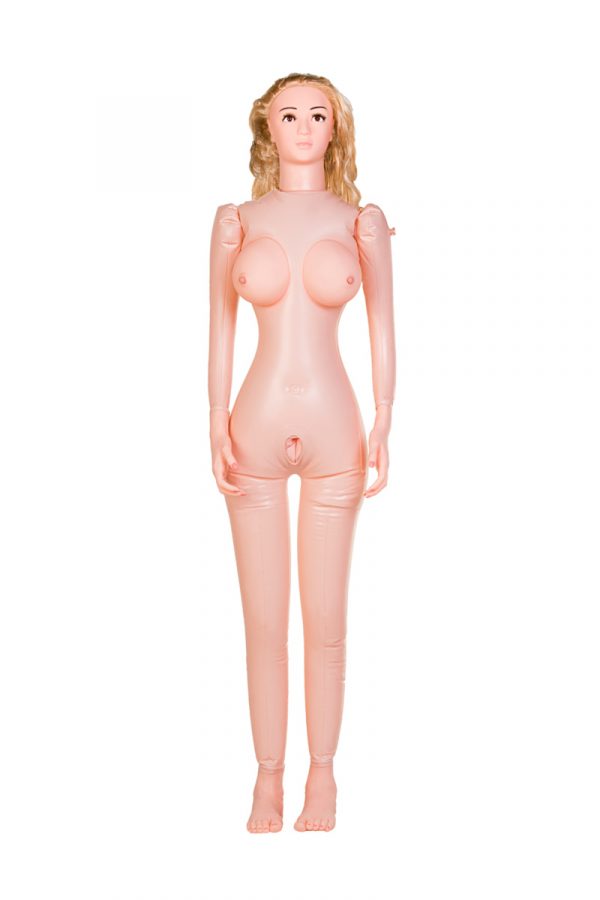 Кукла надувная Arianna с реалистичной головой,  блондинка,TOYFA Dolls-X,  с двумя отверстиями,вставка: вагина - анус, реалистичные ноги и руки, 160 см, Категория - Секс-игрушки/Секс куклы/Женщины, Атрикул 0T-00004974 Изображение 3