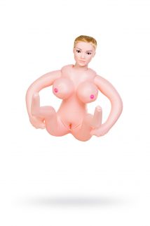 Кукла надувная Liliana с реалистичной головой, TOYFA Dolls-X, блондинка, с двумя отверстиями, кибер вставка вагина – анус, Категория - Секс-игрушки/Секс куклы/Женщины, Атрикул 0T-00004968 Изображение 1