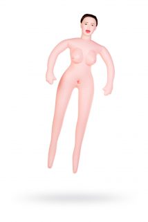 Кукла надувная Gabriella с реалистичной головой, брюнетка, TOYFA Dolls-X, с тремя отверстиями,  кибер вставка вагина – анус, 160 см, Категория - Секс-игрушки/Секс куклы/Женщины, Атрикул 0T-00004970 Изображение 1
