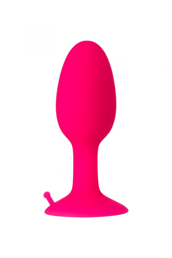 Анальная втулка TOYFA POPO Pleasure со стальным шариком внутри, силиконовая, розовая, 8,5 см, Категория - Секс-игрушки/Анальные игрушки/Анальные пробки и втулки, Атрикул 0T-00005331 Изображение 3