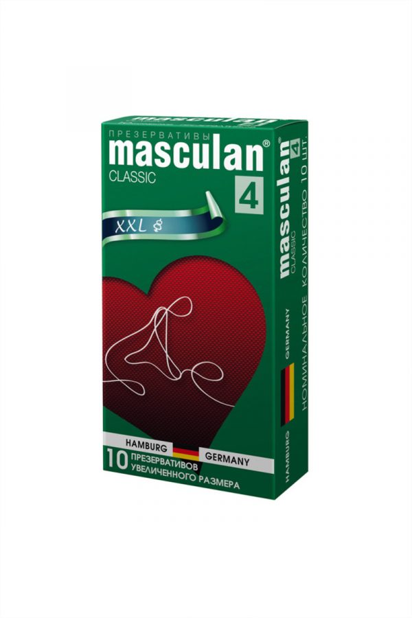 Презервативы Masculan Classic 4,  10шт.  Увеличенного размера (XXL) ШТ, Категория - Презервативы/Классические презервативы, Атрикул 0T-00005544 Изображение 2