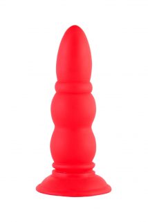 Анальная втулка 14,5 см, красная, Категория - Секс-игрушки/Анальные игрушки/Анальные пробки и втулки, Атрикул 0T-00006041 Изображение 1