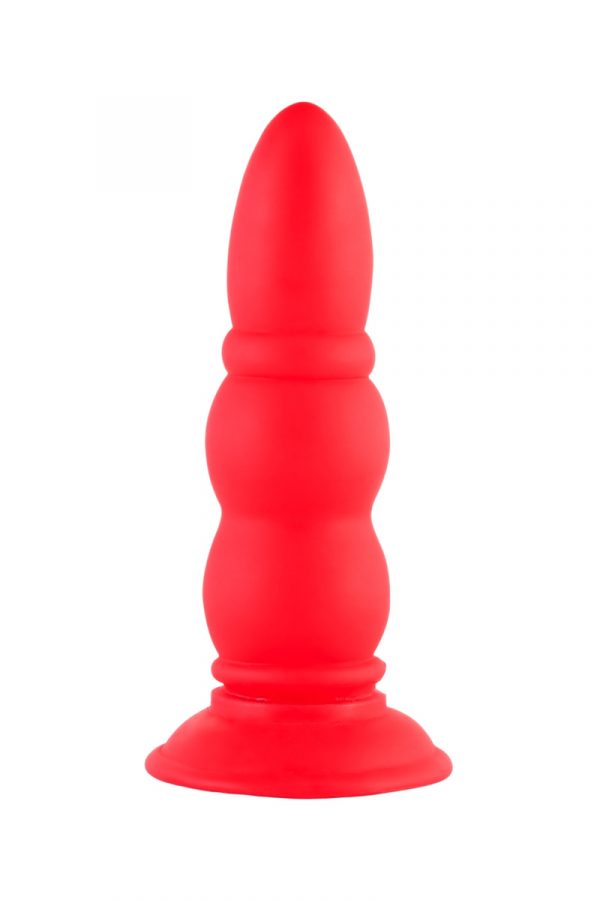 Анальная втулка 14,5 см, красная, Категория - Секс-игрушки/Анальные игрушки/Анальные пробки и втулки, Атрикул 0T-00006041 Изображение 1