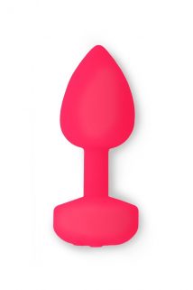Большая дизайнерская анальная пробка с вибрацией Fun Toys Gplug розовая, Категория - Секс-игрушки/Анальные игрушки/Анальные пробки и втулки, Атрикул 0T-00006626 Изображение 1