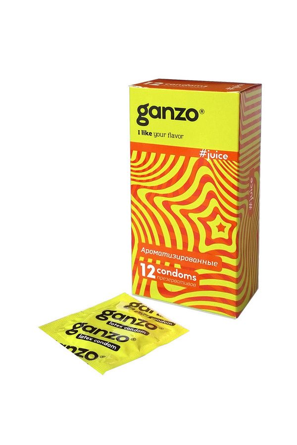 Презервативы Ganzo Juice №12 Ароматизированные ШТ, Категория - Презервативы/Классические презервативы, Атрикул 0T-00007214 Изображение 1