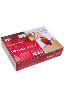 Презервативы Unilatex Multifrutis №144  ароматизированные ,клубничные (упаковка), Категория - Презервативы/Классические презервативы, Атрикул 0T-00007258 Изображение 1