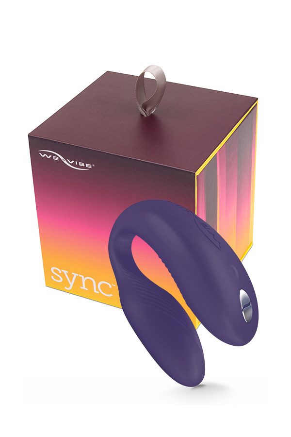 Вибромассажер WE-VIBE  Sync Purple-Фиолетовый, на радиоуправлении, Категория - Секс-игрушки/Вибраторы/Вибраторы для пар, Атрикул 0T-00008072 Изображение 3
