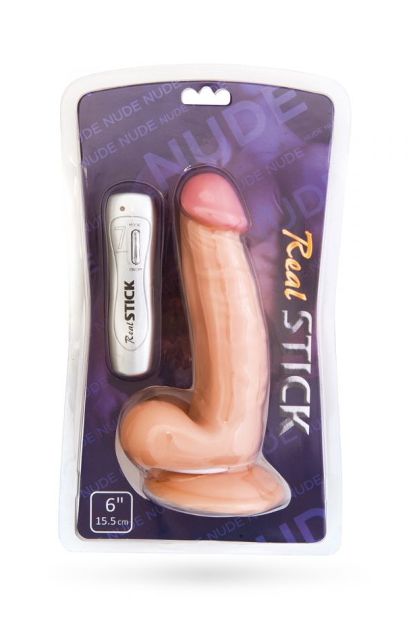 Вибратор TOYFA RealStick Nude реалистичный, 7 режимов вибрации, 15,5 см, Категория - Секс-игрушки/Вибраторы/Реалистичные вибраторы, Атрикул 0T-00008172 Изображение 3