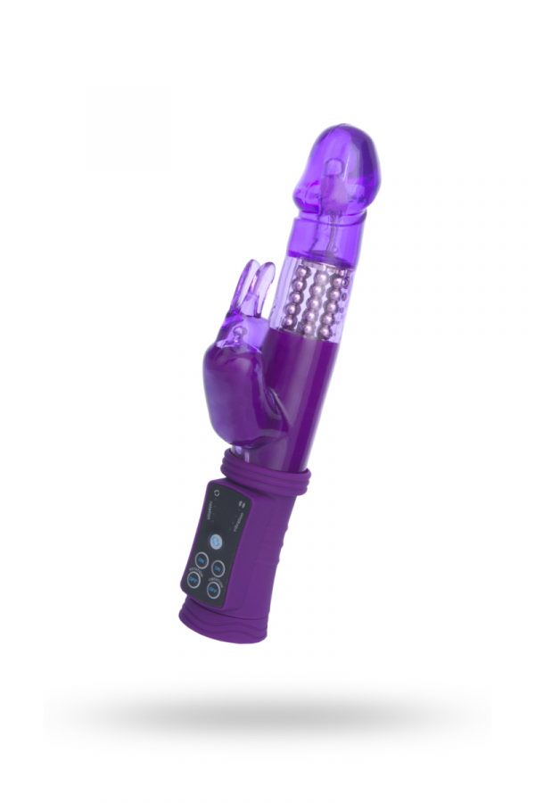 Вибратор с клиторальным стимулятором TOYFA A-Toys  , TPR, Фиолетовый, 22 см, Категория - Секс-игрушки/Вибраторы/Вибраторы с клиторальным стимулятором, Атрикул 0T-00008069 Изображение 1
