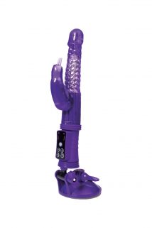 Вибратор с клиторальным стимулятором TOYFA A-Toys  High-Tech fantasy, TPR, Фиолетовый, 24 см, Категория - Секс-игрушки/Вибраторы/Вибраторы с клиторальным стимулятором, Атрикул 0T-00008070 Изображение 1