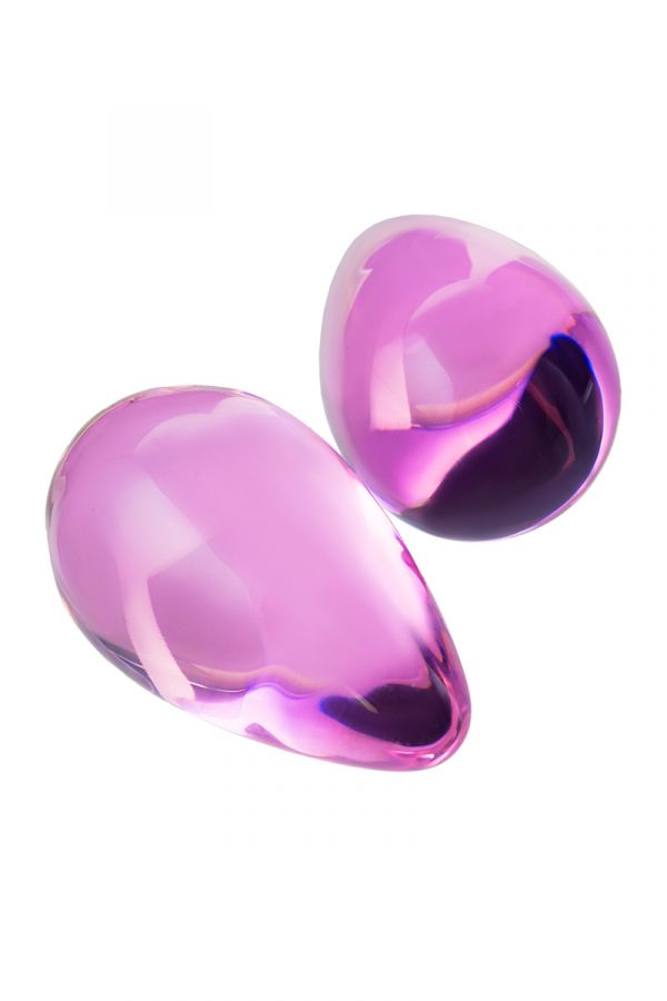 Вагинальные шарики Sexus Glass, Стекло, Розовый, Ø см, Категория - Секс-игрушки/Вагинальные шарики и тренажеры интимных мышц/Вагинальные шарики, Атрикул 0T-00008074 Изображение 3