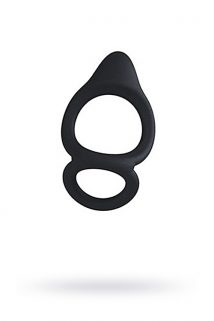 Двойное эрекционное кольцо на пенис Levett Marcus, чёрное, Категория - Секс-игрушки/Кольца и насадки/Кольца на пенис, Атрикул 0T-00008820 Изображение 1
