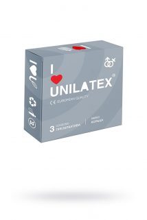 Презервативы Unilatex Ribbed №3 ребристые, Категория - Презервативы/Рельефные и фантазийные презервативы, Атрикул 0T-00009298 Изображение 1