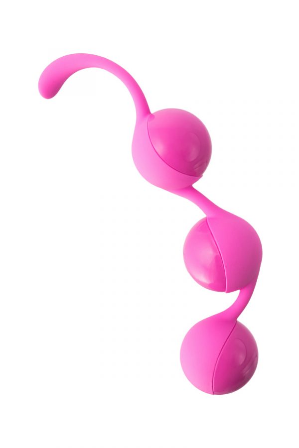 Вагинальные шарики Seven Creations, силиконовые, розовые, Ø3,5, Категория - Секс-игрушки/Вагинальные шарики и тренажеры интимных мышц/Вагинальные шарики, Атрикул 0T-00009607 Изображение 3
