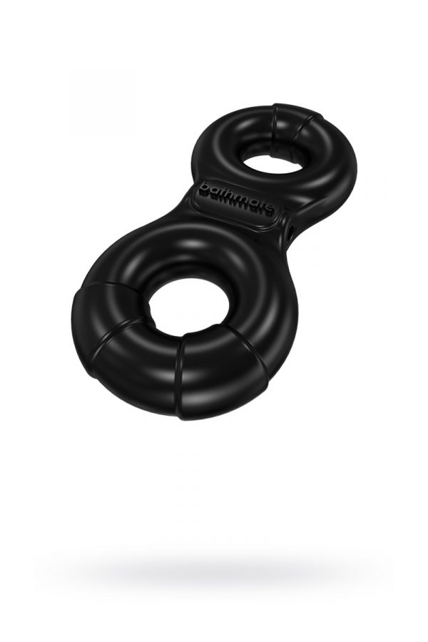 Виброкольцо на пенис Bathmate Eight, elastomex, чёрное, Ø4-5 см, Категория - Секс-игрушки/Кольца и насадки/Кольца на пенис, Атрикул 0T-00010360 Изображение 1