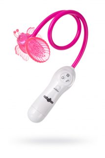 Вибратор бабочка Dream Toys, ПВХ+ABS пластик и нейлон, розовый, 8 см., Категория - Секс-игрушки/Стимуляторы клитора и наружных интимных зон/Бабочки, Атрикул 0T-00010689 Изображение 1