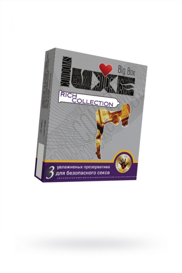 Презервативы Luxe Big Box Rich Collection, 18 см., №3, 24 шт., Категория - Презервативы/Классические презервативы, Атрикул 0T-00010750 Изображение 1