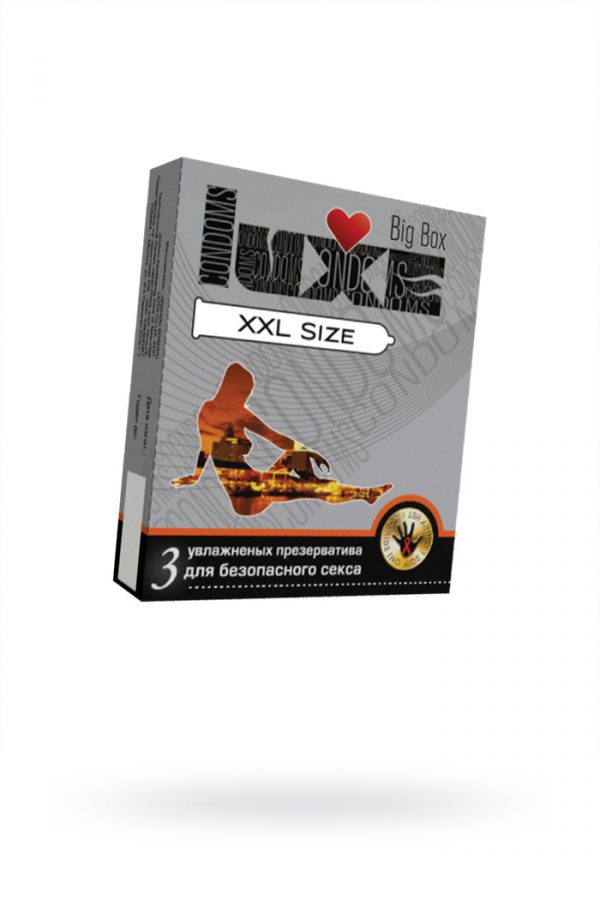 Презервативы Luxe Big Box XXL SIZE панель, 20 см., №3, 24 шт., Категория - Презервативы/Классические презервативы, Атрикул 0T-00010752 Изображение 1