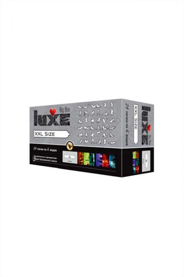 Презервативы Luxe Big Box XXL SIZE панель, 20 см., №3, 24 шт., Категория - Презервативы/Классические презервативы, Атрикул 0T-00010752 Изображение 3