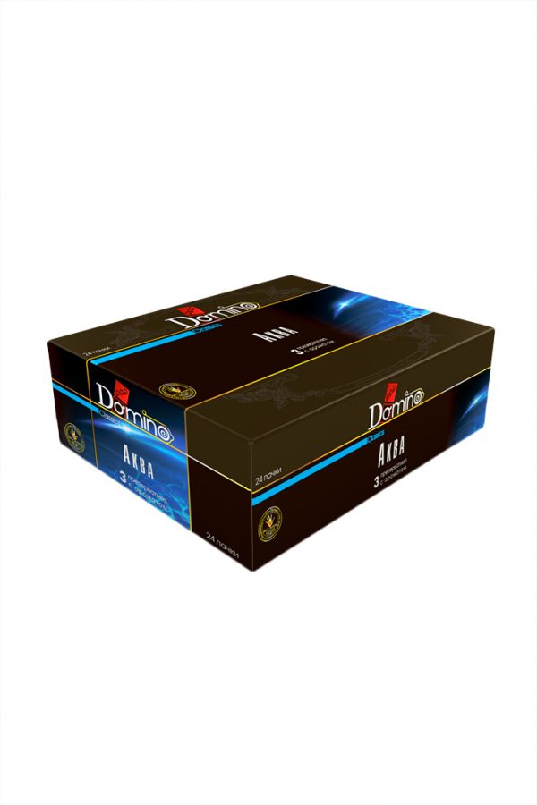 Презервативы Luxe DOMINO Classics Аква 18 см, 3 шт. в упаковке, Категория - Презервативы/Классические презервативы, Атрикул 0T-00010725 Изображение 3