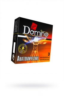 Презервативы Luxe DOMINO Classics Анатомические 18 см, 3 шт. в упаковке, Категория - Презервативы/Классические презервативы, Атрикул 0T-00010726 Изображение 1