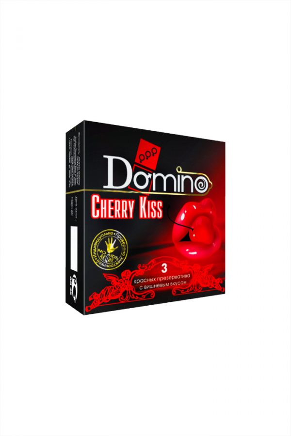 Презервативы Luxe DOMINO PREMIUM  Cherry Kiss 3 шт. в упаковке, Категория - Презервативы/Классические презервативы, Атрикул 0T-00010732 Изображение 2