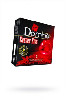 Презервативы Luxe DOMINO PREMIUM  Cherry Kiss 3 шт. в упаковке, Категория - Презервативы/Классические презервативы, Атрикул 0T-00010732 Изображение 1